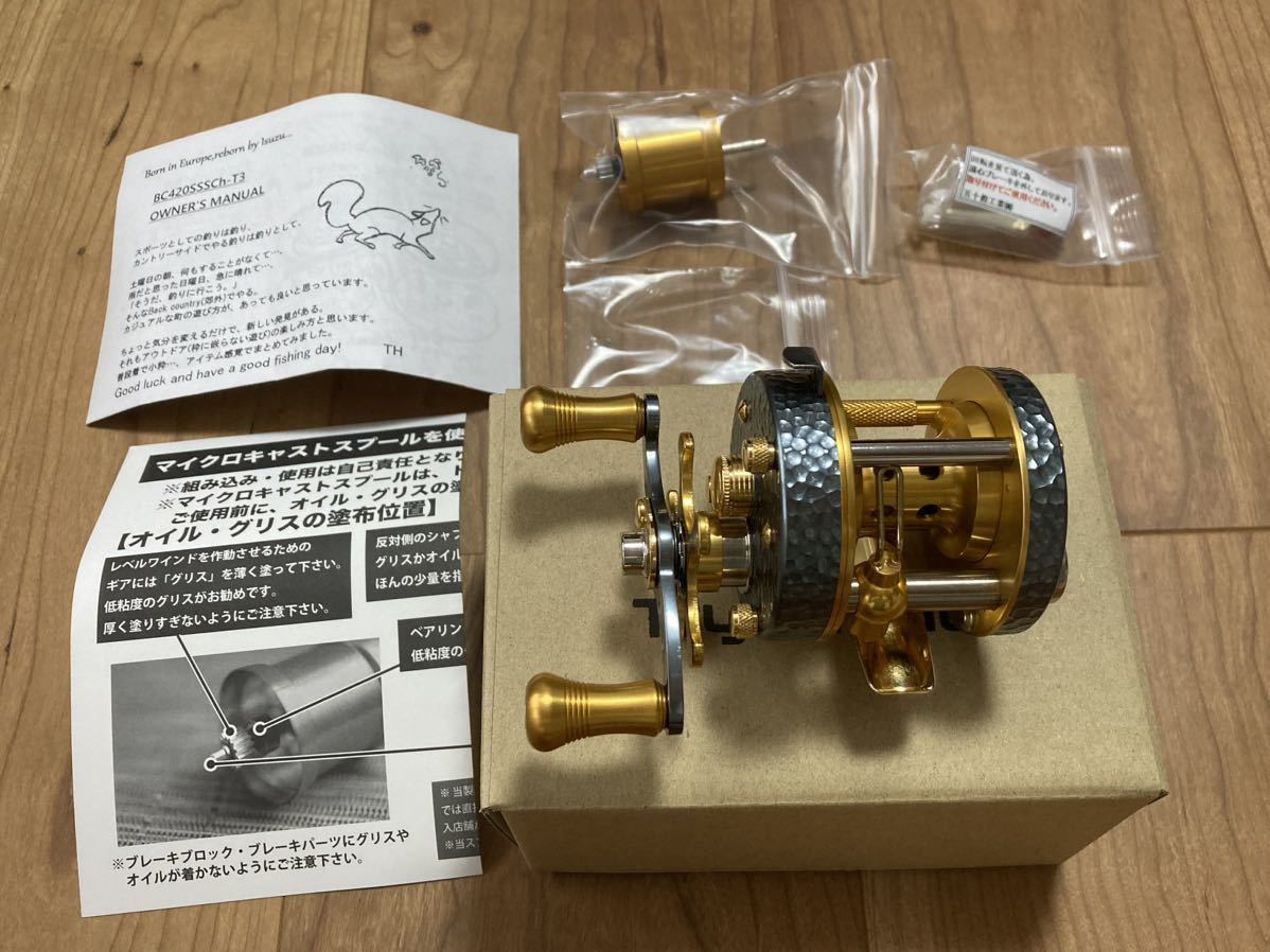 五十鈴工業 右ハンドル リール TRY-ANGLE BC420SSSC-T3 Military 五十鈴工業 右ハンドル リール TRY-ANGLE BC420SSSC-T3 Military