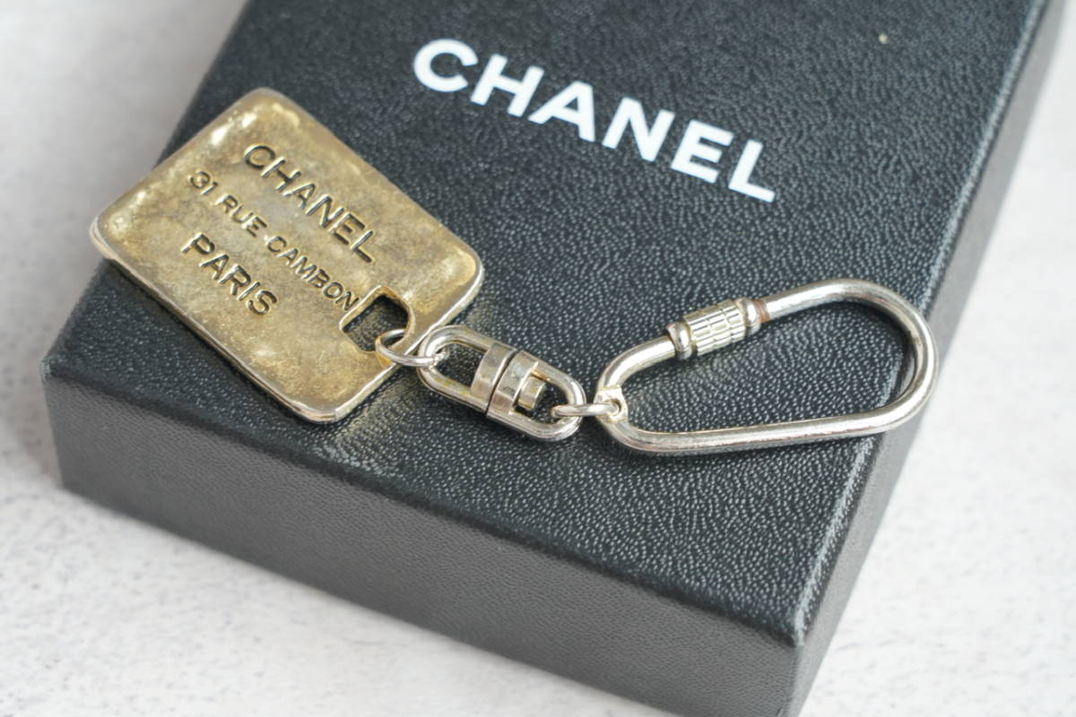 CHANEL シャネル ヴィンテージ レア 31.RUE CAMBON PARIS チャーム ゴールド プレート