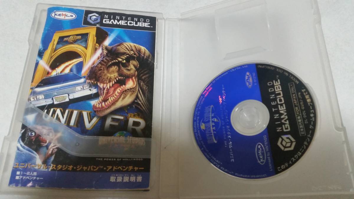 中古 ゲームキューブ　ユニバーサル・スタジオ・ジャパン_ディスクはきれいです