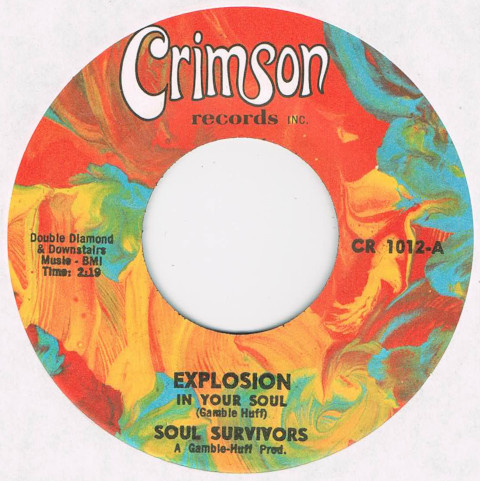 ●SOUL SURVIVORS / EXPLOSION IN YOUR SOUL [US 45 ORIGINAL 7inch シングル 試聴]_画像1