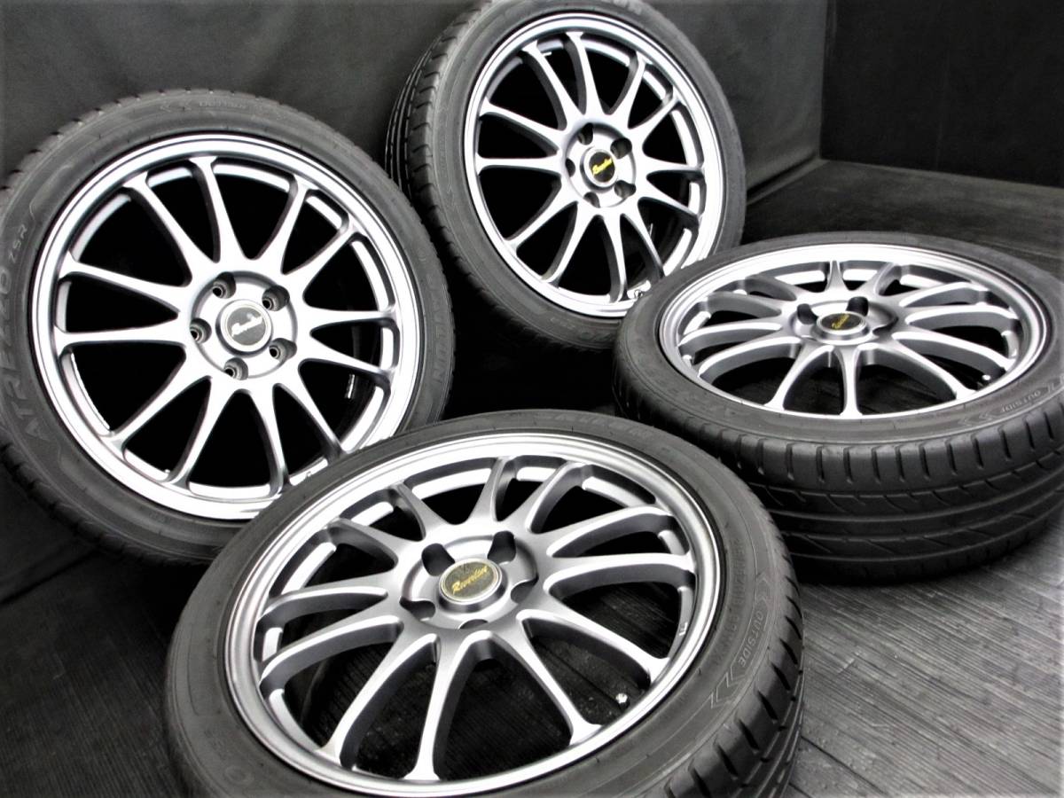 ★極上品!! A-TECH FINAL SPEED+超深溝タイヤ 215/45ZR18 4本SET!!★ノア ヴォクシー プリウスα エスクァイア ステップワゴン セレナ★_画像3