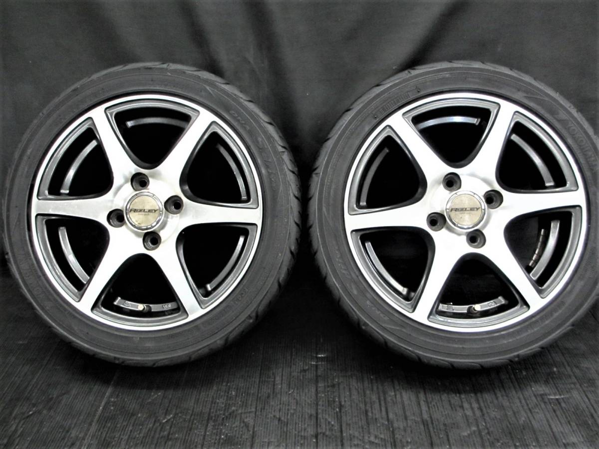 ★極上品!! WEDS RIZLEY+極上タイヤ 155/55R14 4本SET!!★ワゴンR パレット スペーシア タント ムーヴ ルークス N-BOX 軽自動車全般★_画像4