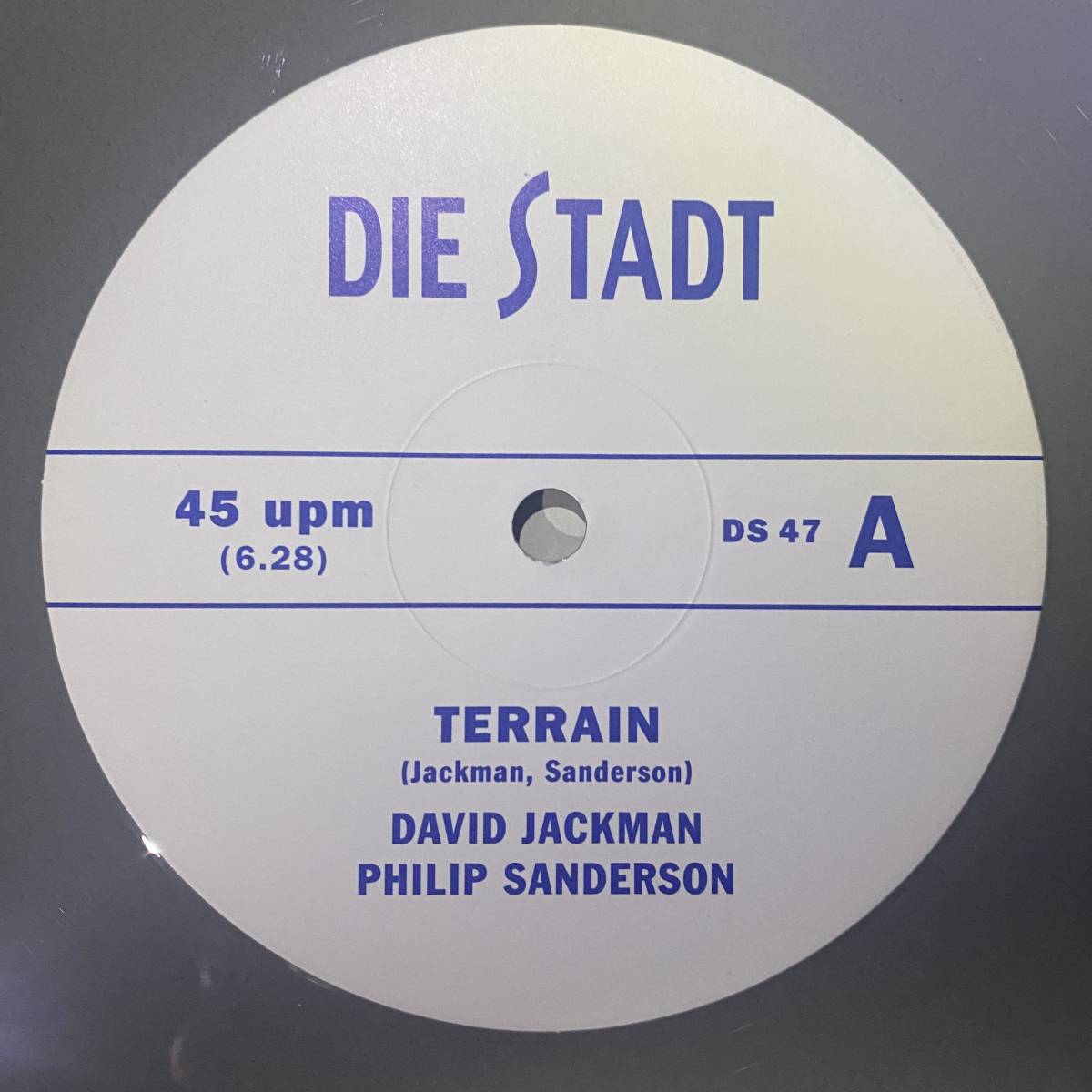 [Experimental] David Jackman (Organum) / Philip Sanderson - Terrain / Die Stadt - DS47 / '02 / Limited Edition, Grey_画像4