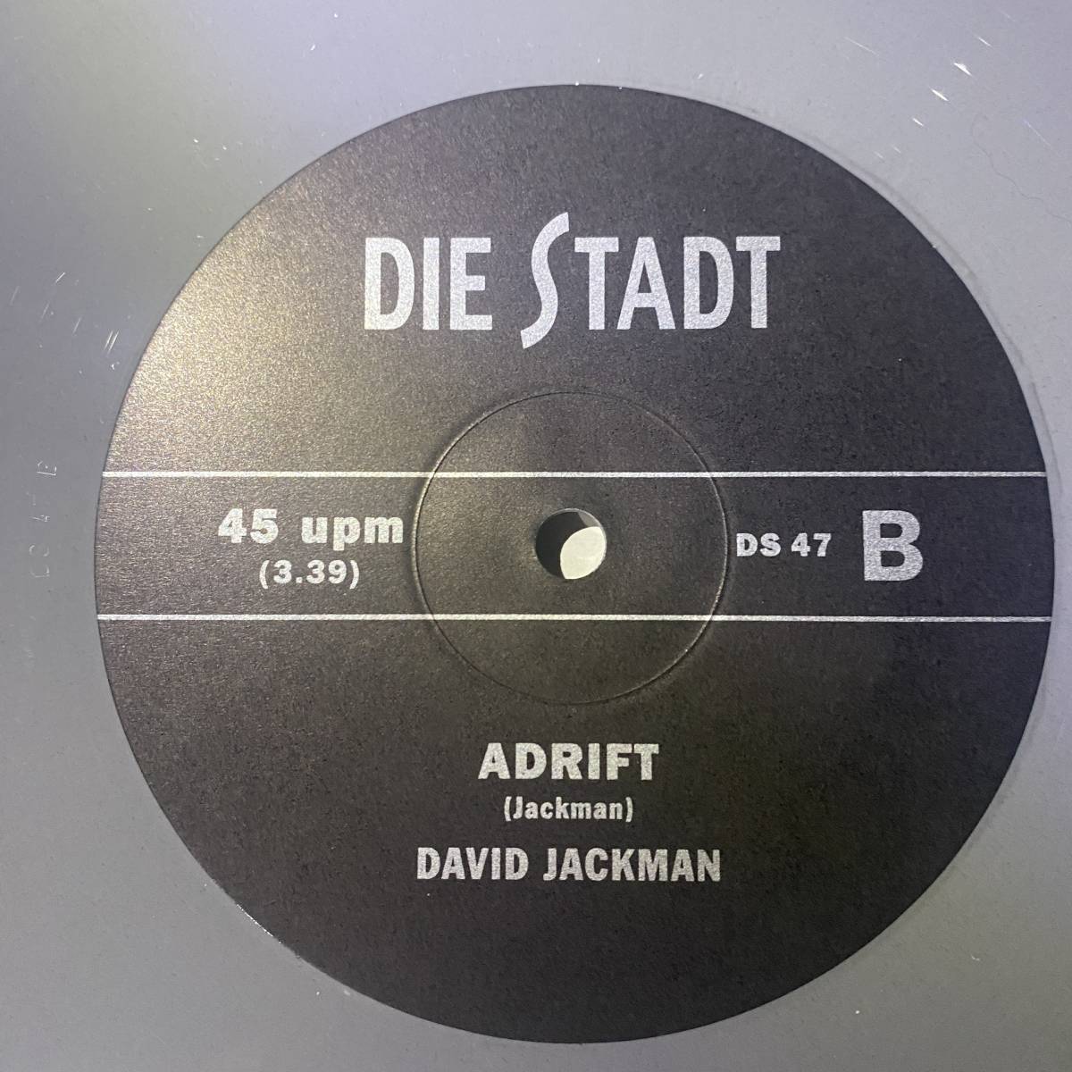 [Experimental] David Jackman (Organum) / Philip Sanderson - Terrain / Die Stadt - DS47 / '02 / Limited Edition, Grey_画像5