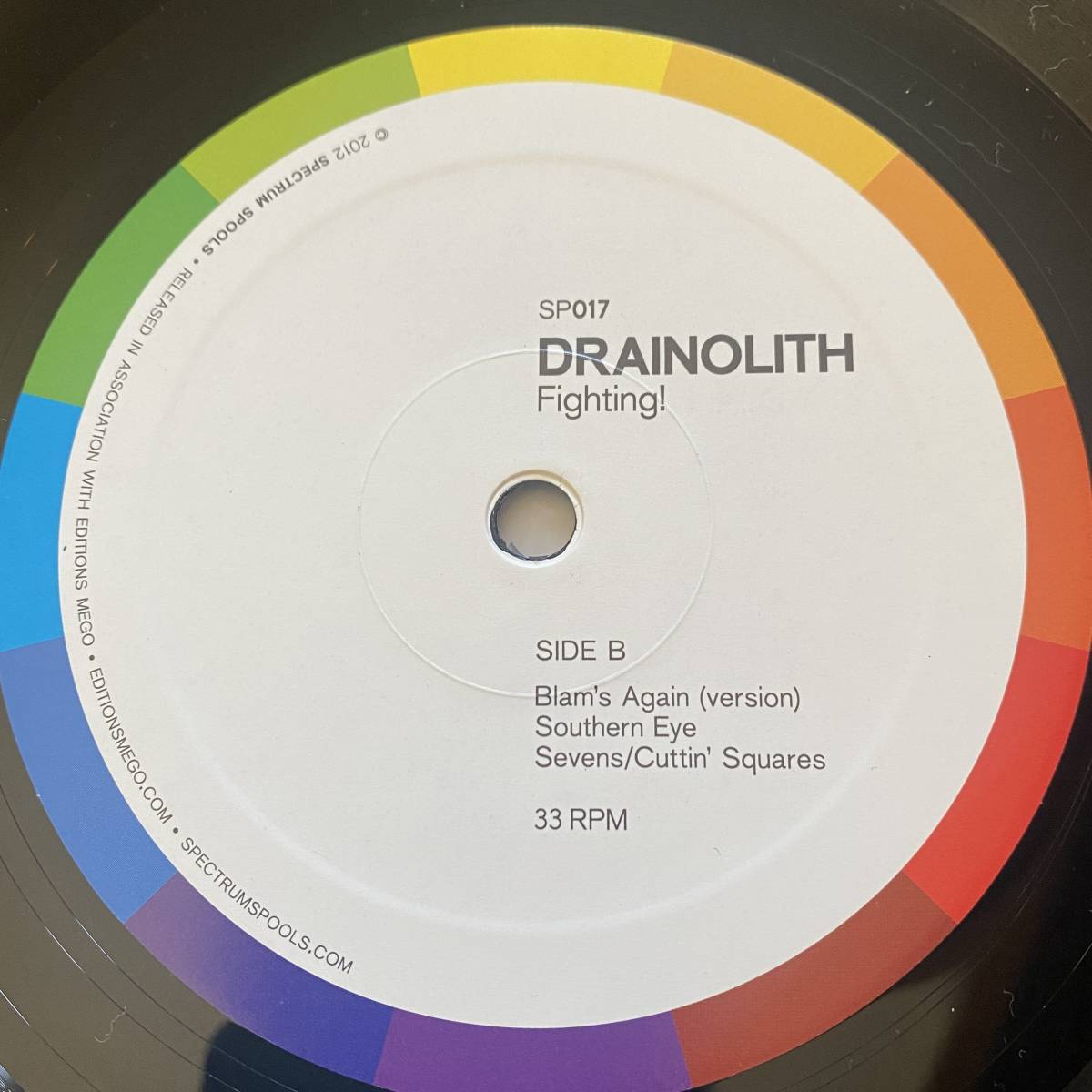 [Rock, Experimental] Drainolith - Fighting! / Spectrum Spools - SP 017 / Editions Mego / '12 / Rashad Becker / Alex Moskos_画像4