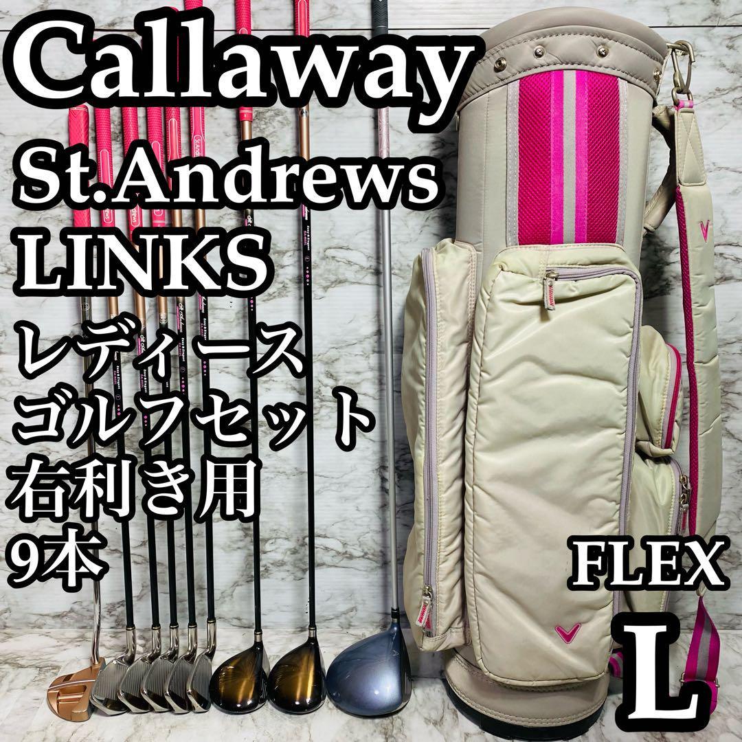 売れ筋新商品 【良品】初心者推奨 レディースゴルフセット St.Andrews