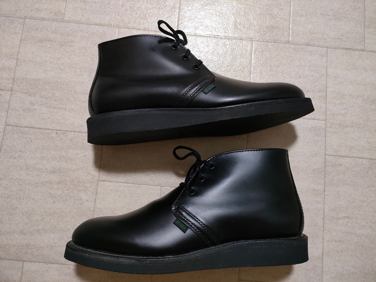 サイズ：7　本体のみ未使用品　REDWING レッドウィング 9196 POSTMAN CHUKKA ポストマン チャッカ ブーツ ブラック 黒 レザー　_画像5