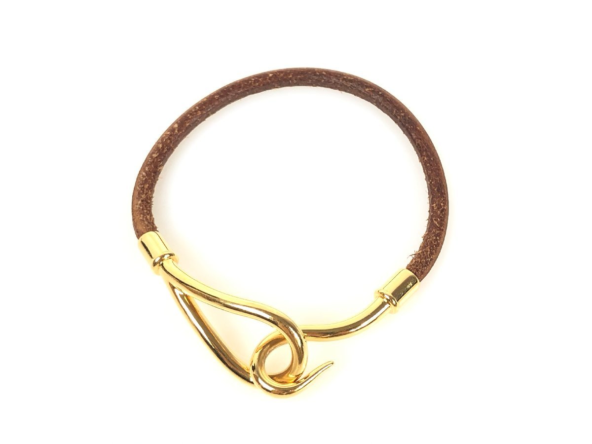 売れ筋アイテムラン エルメス HERMES ジャンボ レザー ブレスレット ブラウン/ゴールドカラー YAS-8476 ブレスレット、バングル 売れ筋アイテムラン エルメス HERMES ジャンボ レザー ブレスレット ブラウン/ゴールドカラー YAS-8476 ブレスレット、バングル
