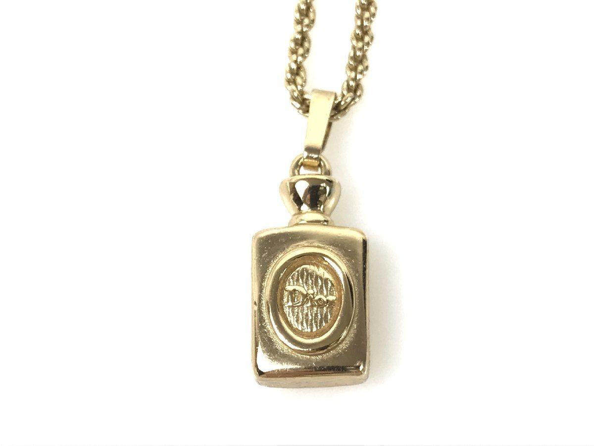 【日本未発売】 クリスチャン・ディオール Christian Dior 香水/パフューム ボトルデザイン ネックレス ゴールドカラー YAS-8846 ネックレス(トップつき) 【日本未発売】 クリスチャン・ディオール Christian Dior 香水/パフューム ボトルデザイン ネックレス ゴールドカラー YAS-8846 ネックレス(トップつき)