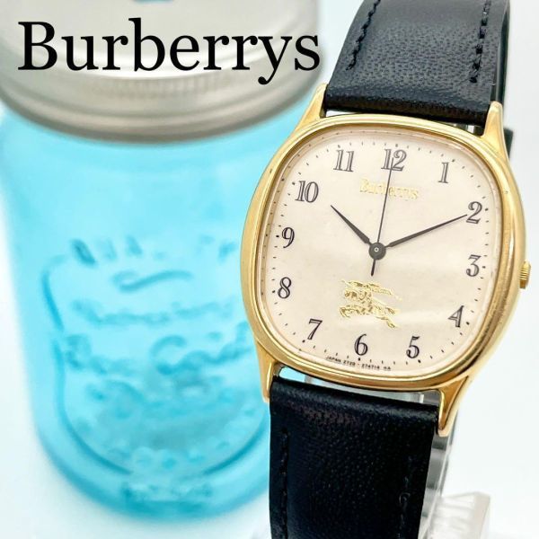 【予約受付中】 606 Burberrys バーバリー時計　メンズ腕時計　ブラック　新品ベルト アナログ（自動巻き）