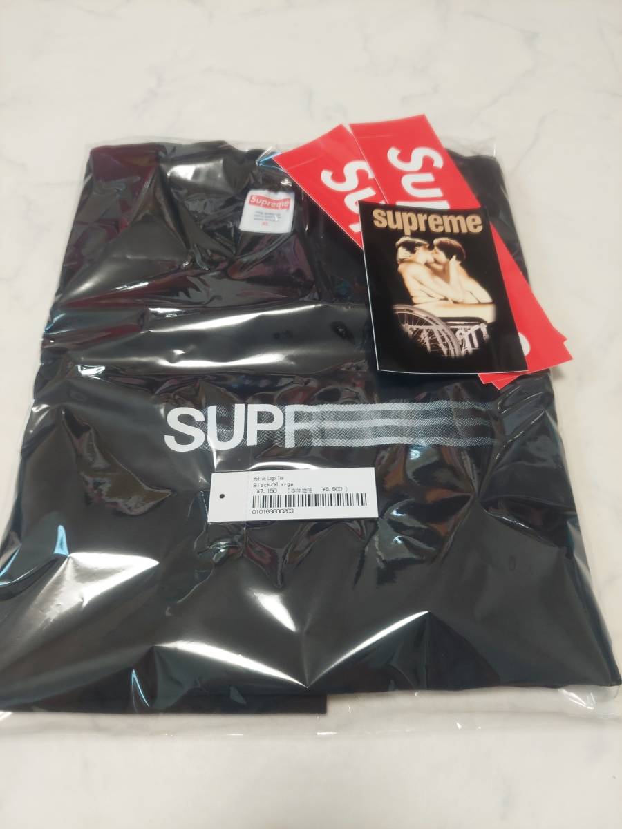 Supreme Motion Logo Tee Black XLarge シュプリーム モーション ロゴ Tシャツ 23ss Week18 黒 XL エル BLACK 新品 box logo ステッカー付