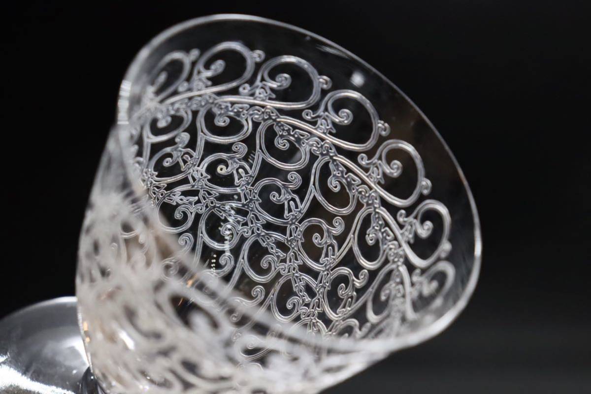 アンティーク　バカラ シャトーブリアン CHATEAUBRIANT グラス 高さ9cm_画像6