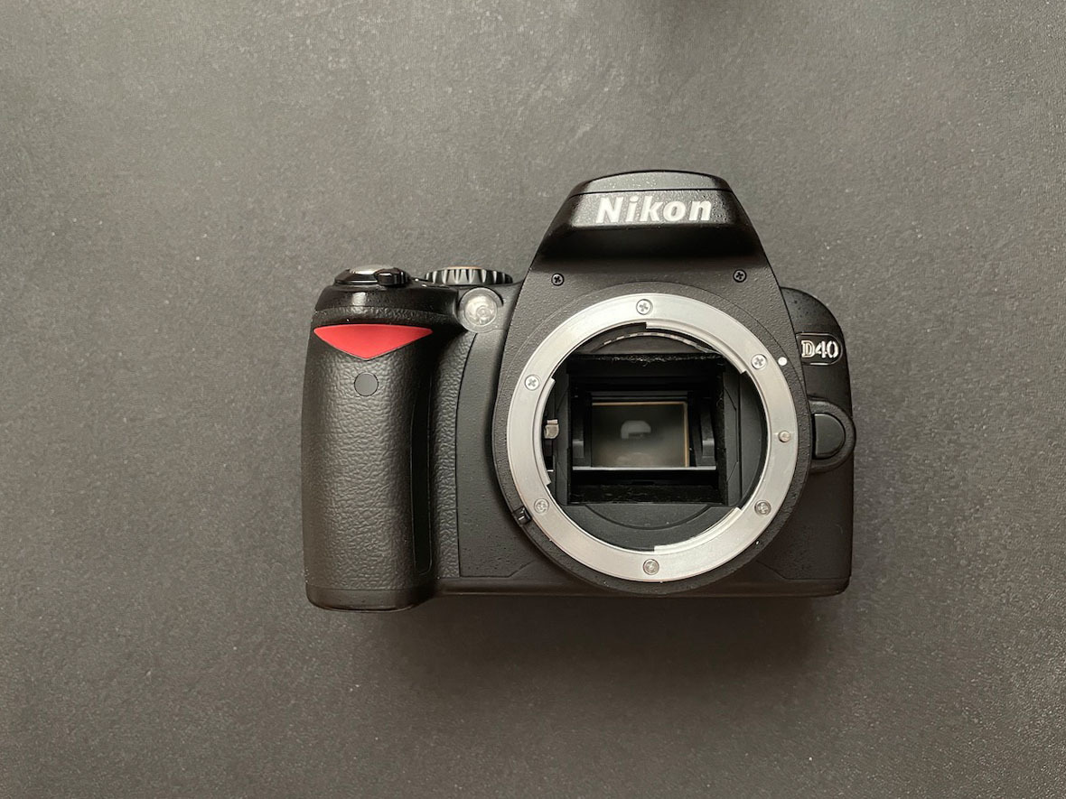 【天体・赤外線改造】Nikon D40 ①③ クリア or FUJIフィルター換装改造機（赤外線仕様の場合フィルター種選択可能）