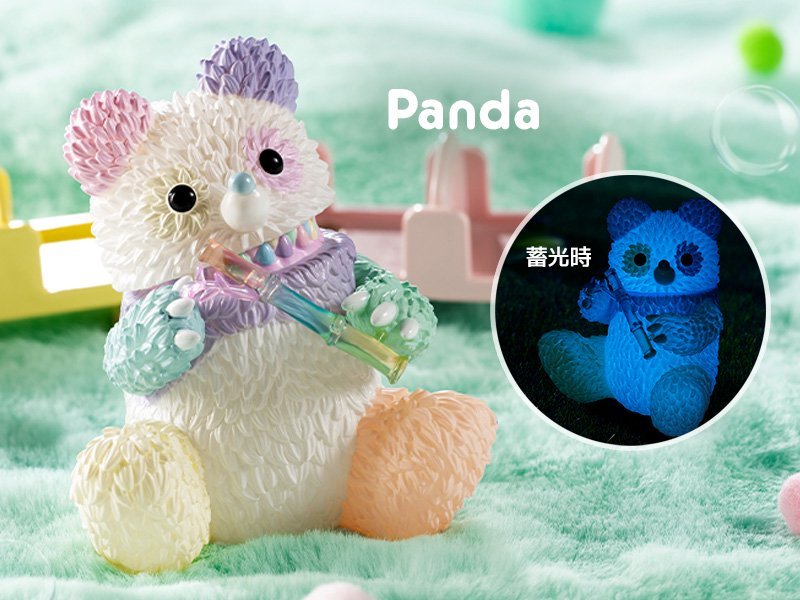 INSTINCTOY　Muckey Play Time 「Panda」◆熊猫　pop mart popmart　蓄光　インスティンクトイ_参考写真です