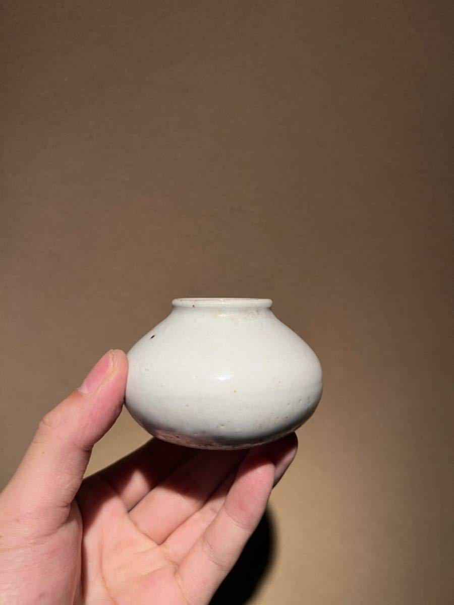 Bibian 比比昂- 【 李朝白磁小壺】.... 水滴水盂茶入分院高麗青磁