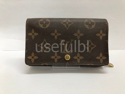 送料無料 【LOUIS VUITTON】ルイ・ヴィトン 二つ折り財布 モノグラム