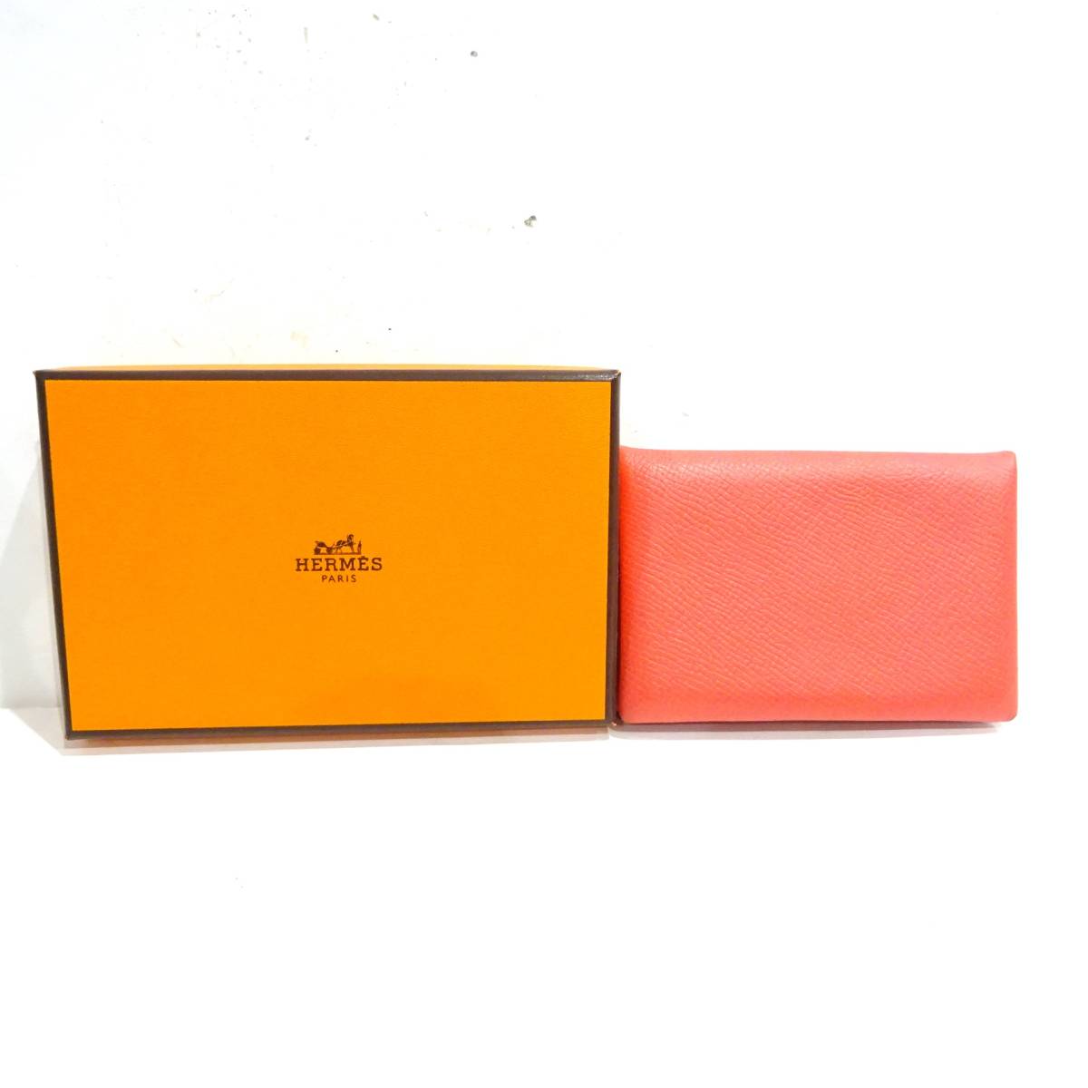 通販 人気】 C刻印 美品 カードケース カルヴィ エルメス HERMES