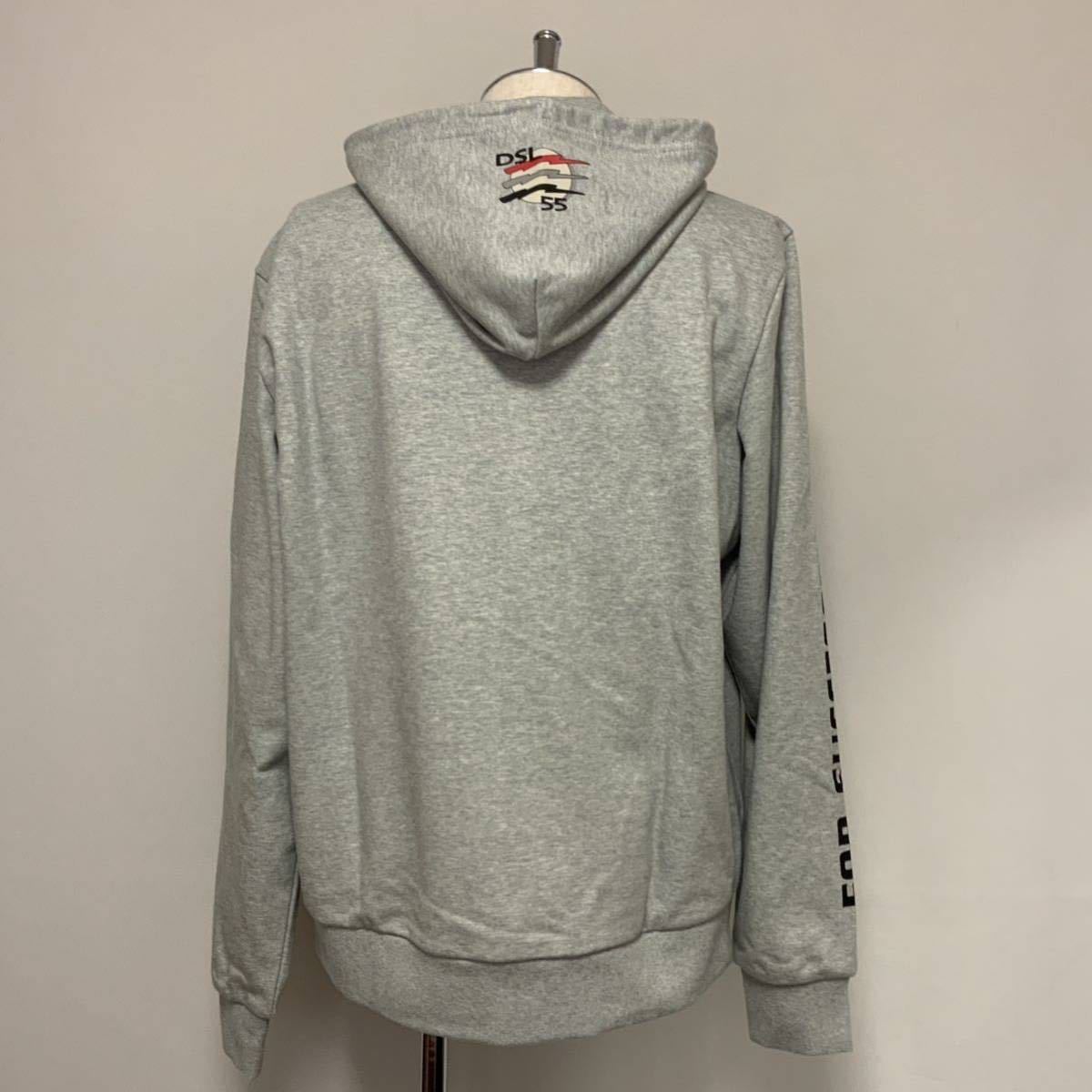 洗練されたデザイン DIESEL ジップアップ パーカー S-Ginn-Hood-Zip-K9 グレー XL A11066 0HAYT 2023-2024新製品 #DIESELMAKO