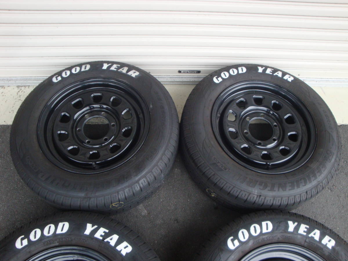 16インチデイトナブラック+グッドイヤー EFFICIENT GRIP SUV 4×4 215/65R16 4本セット!!_画像2