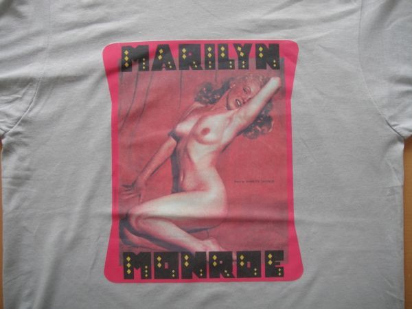 デッドストック ！1976年製プリント USA製 size S ビンテージ Marilyn Monroe ヌード Tシャツ マリリン モンロー_画像1
