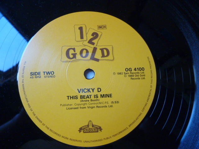 Sharon Brown / I Specialize In Love 名曲 DISCO CLASSIC 長尺バージョン 12EP Vicky D / This Beat Is Mine 収録 試聴の画像4