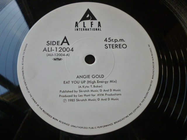 Angie Gold Eat You Up アッパー EUROダンス DISCO 長尺バージョン 12 試聴 JChere雅虎拍卖代购