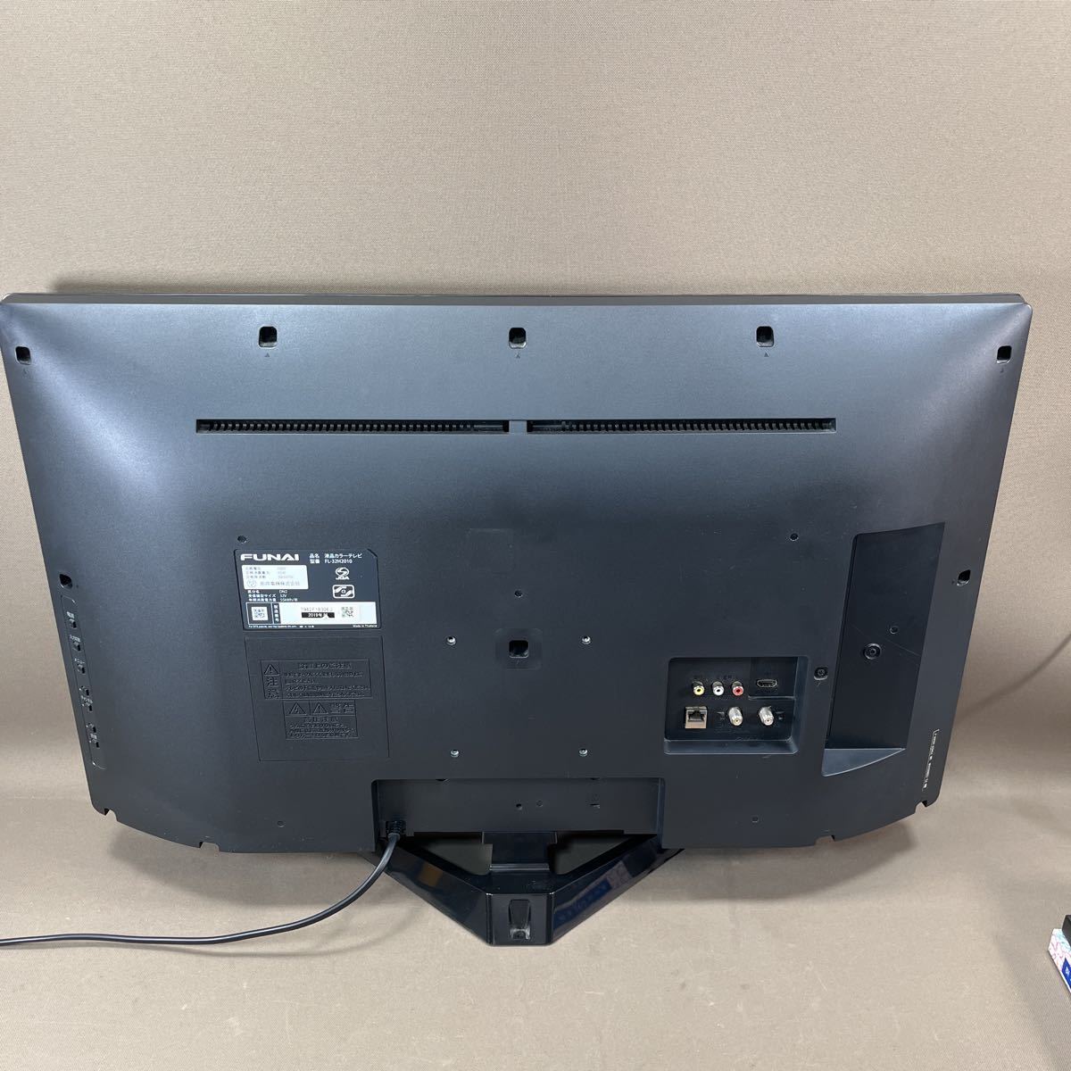 FUNAI フナイ 液晶カラーテレビ FL-32H2010 32型 2019年製 B-CASカード