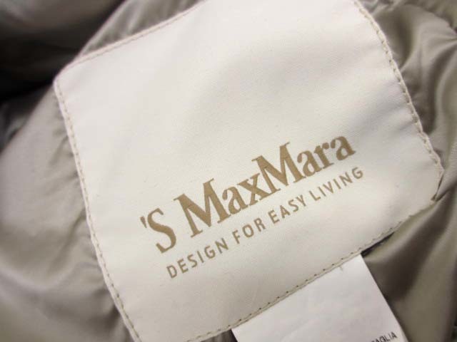 ：美品 'S Max Mara フォックスファー リバーシブル ダウンコート 40 エス マックスマーラ_画像8