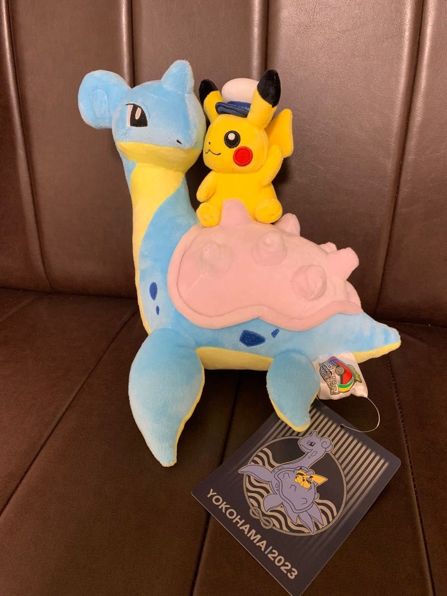 横浜限定ラプラス&ピカチュウ ぬいぐるみ WCS2023 おもちゃ 横浜限定ラプラス&ピカチュウ ぬいぐるみ WCS2023 おもちゃ