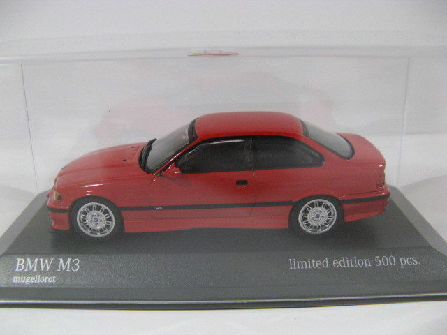 【未使用】ミニチャンプス 1/43 BMW M3（E36）1992 レッド_画像4