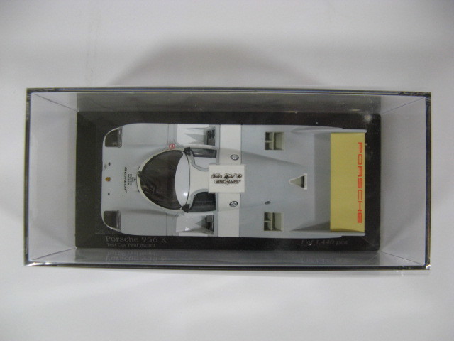 【未使用】ミニチャンプス 1/43 ポルシェ 956 K 1982 テスト・ポール・リカール（Test Car Paul Ricard）_画像8