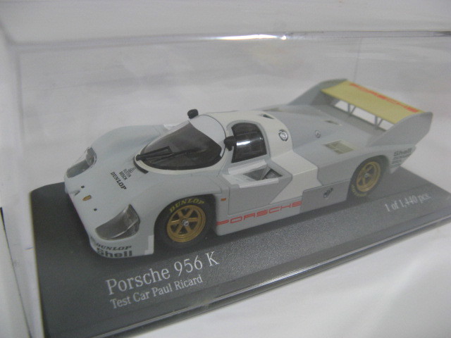 【未使用】ミニチャンプス 1/43 ポルシェ 956 K 1982 テスト・ポール・リカール（Test Car Paul Ricard）_画像3