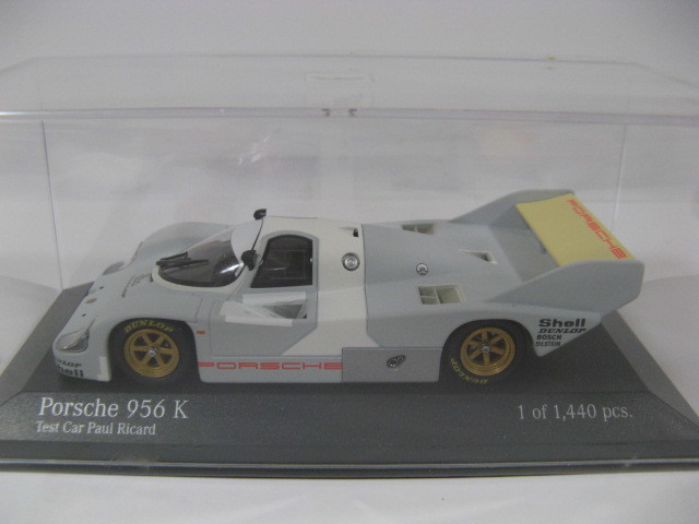 【未使用】ミニチャンプス 1/43 ポルシェ 956 K 1982 テスト・ポール・リカール（Test Car Paul Ricard）_画像4