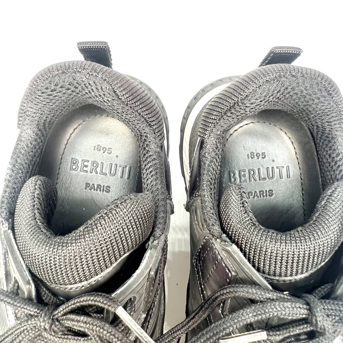 BERLUTI ベルルッティ　スニーカー　5 1/2 24.5〜25cm メンズ　靴　シューズ　ブラック