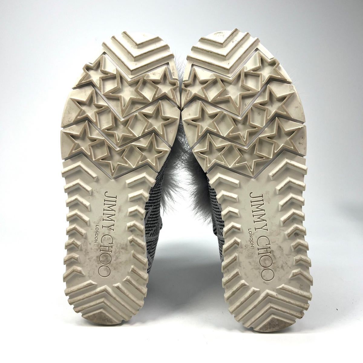 JIMMY CHOO NORWAY ジミーチュウ ソックス スニーカー ファー 35 JIMMY CHOO NORWAY ジミーチュウ ソックス スニーカー ファー 35