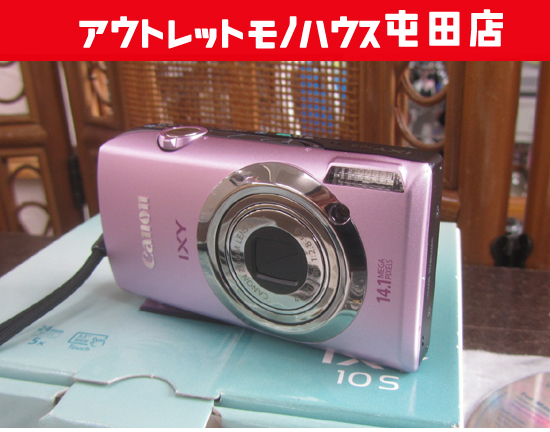 有名ブランド Canon IXY 10S デジタルカメラ ピンク タッチパネル搭載