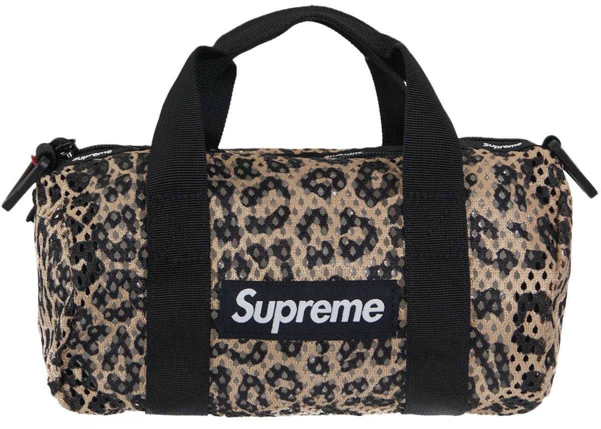 ☆1円スタート☆新品☆【Supreme】Mesh Mini Duffle Bag Leopard 23SS