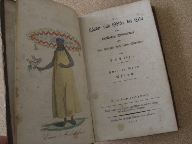 ◆洋書◆（ドイツ語）土地と人々 あるいは5大陸とそこに住む人々の完全なる記述 J.A.C.Lohr著　1818年初版_画像2