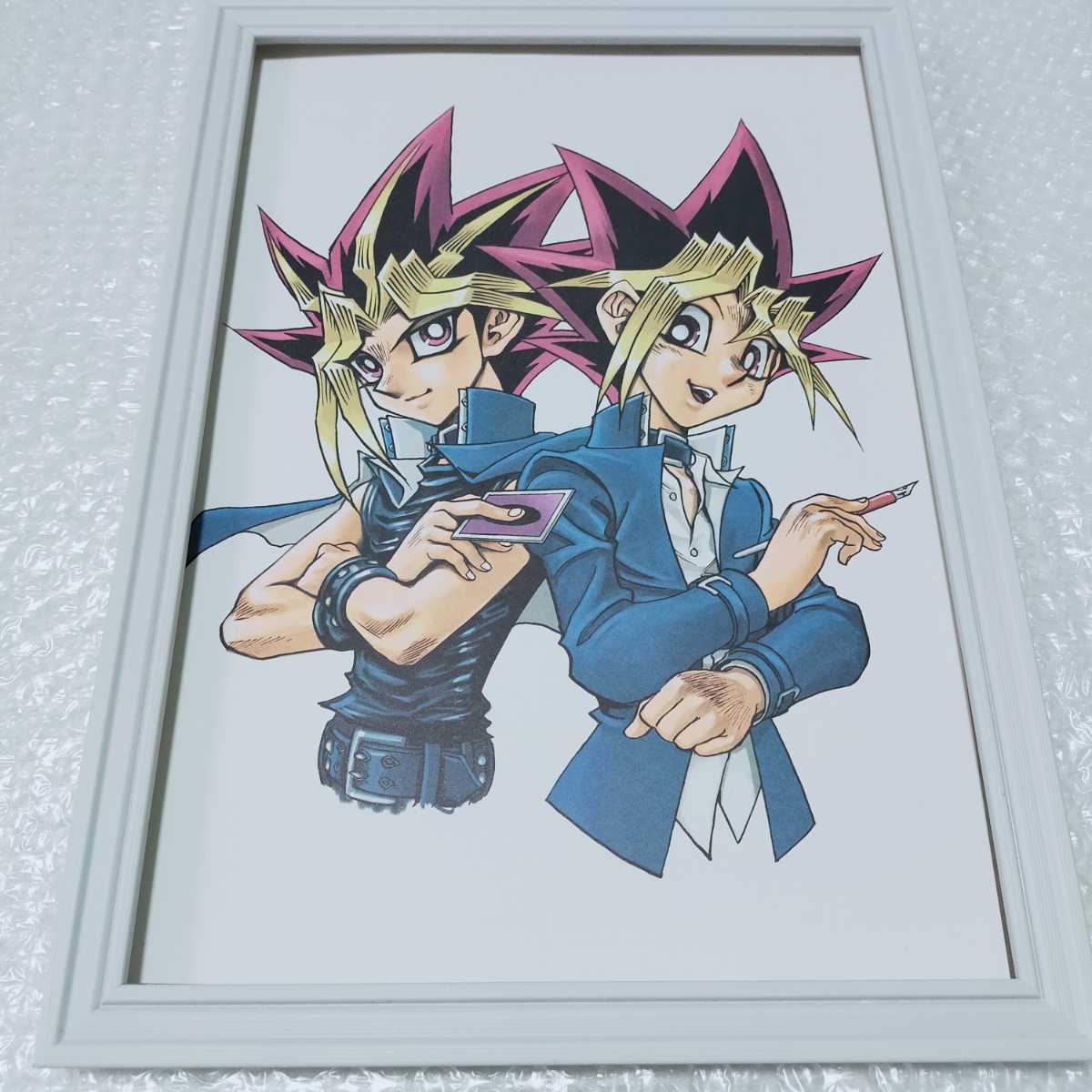 遊戯王 A4サイズ 複製原画 武藤遊戯□額装品□少年ジャンプ の 遊戯王 A4サイズ 複製原画 武藤遊戯□額装品□少年ジャンプ の