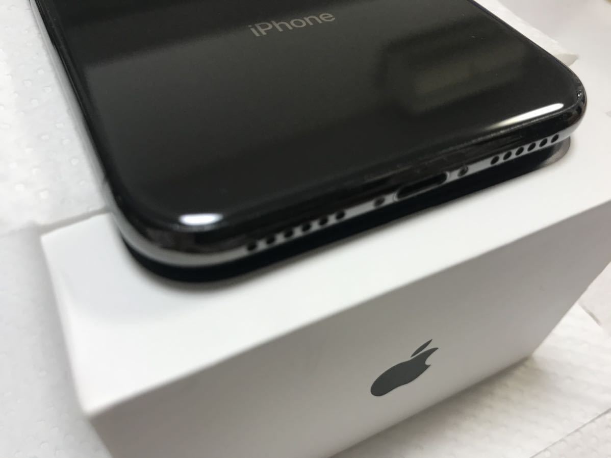 香港版 BT100% Apple iPhone X スペースグレー SIMフリー iFace ケース フィルム セット 一括購入 残債無し シャッター音消音可能 UNLOCKED_画像4