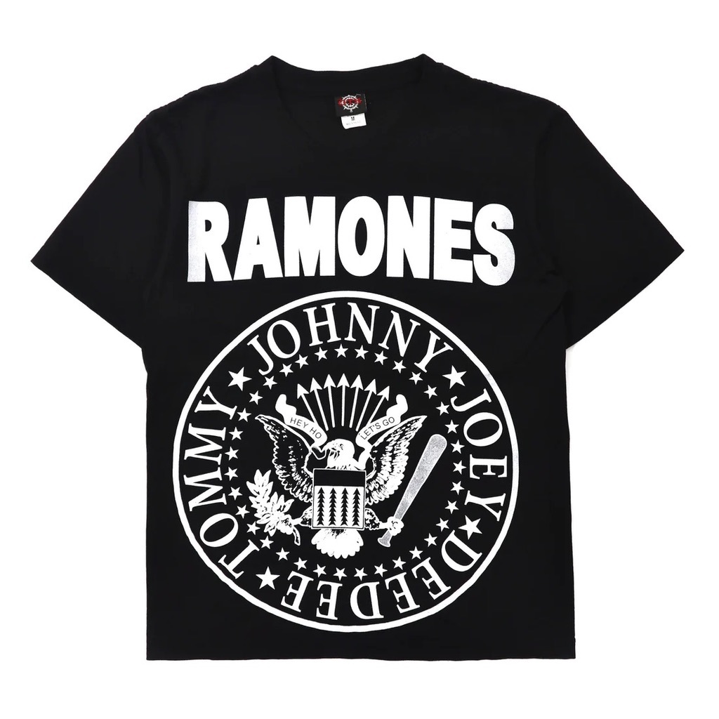 THE GTS バンドTシャツ M ブラック コットン RAMONES ラモーンズ_画像2