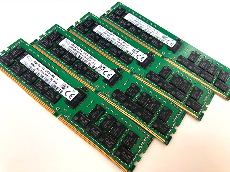 3R3403H●32GB 4枚セット●SK HYNIX HMA84GR7CJR4N-WM 2Rx4 RDIMM DDR4 PC4-2933Y ECC サーバーメモリ●0807【中古】_画像1