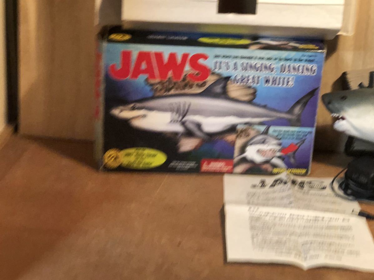 新品　未使用　当時物　輸入版　JAWS ジョーズ トーキング　vintage retoro 雑貨　珍品　ラバー　映画　サメ　洋画_画像4