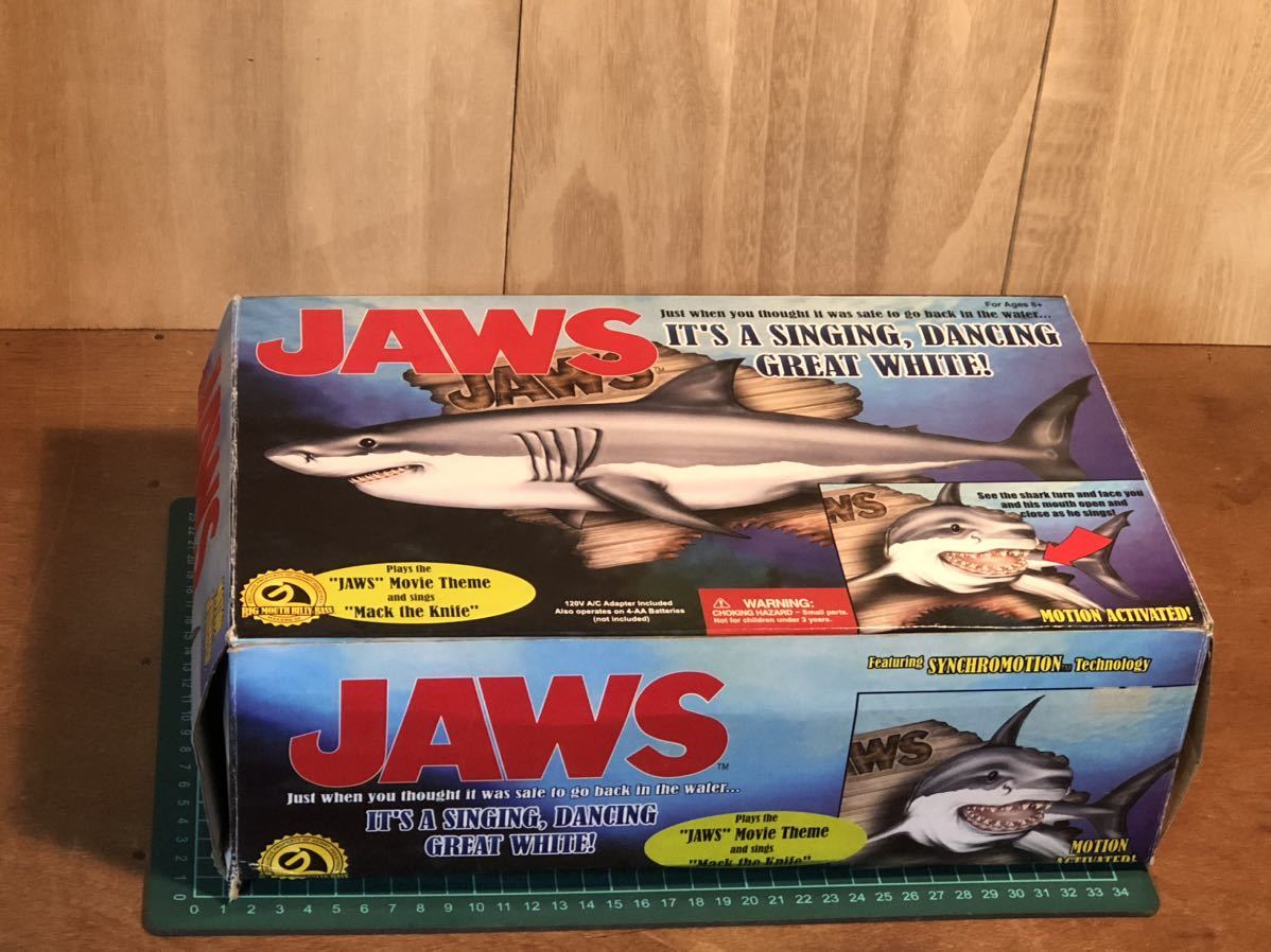 新品　未使用　当時物　輸入版　JAWS ジョーズ トーキング　vintage retoro 雑貨　珍品　ラバー　映画　サメ　洋画_画像7