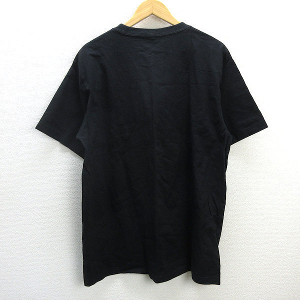 z■チャンピオン/champion ロゴ刺繍Tシャツ C3-F362【XXX-LARGE】黒/men's/58【中古】■_画像3