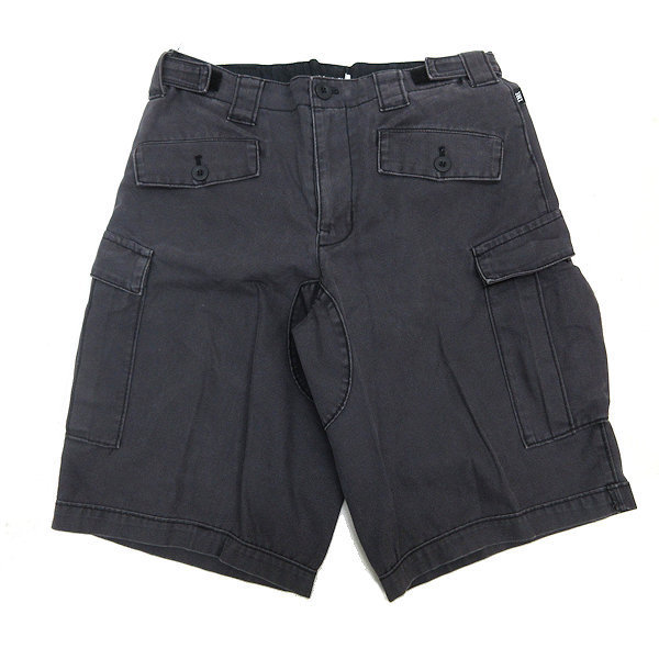 k# inhabitant /INHABITANT 6 pocket cargo shorts / shorts [32]. ash /MENS#140[ used ]