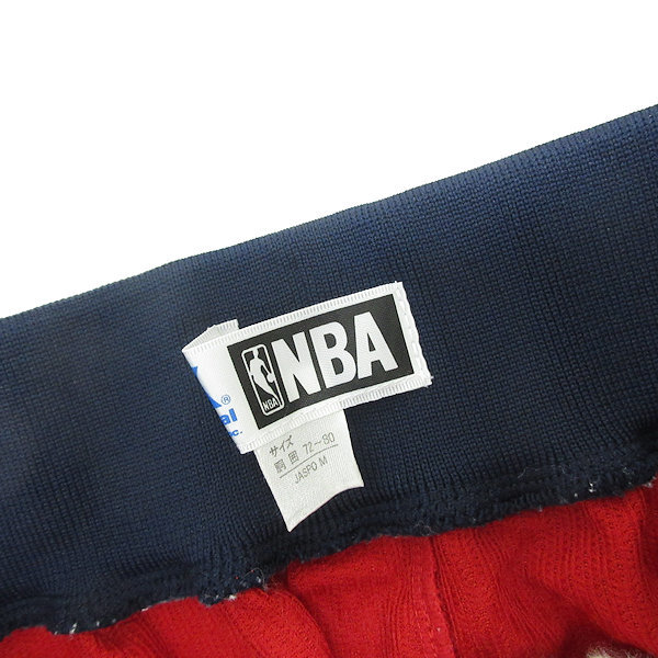 k#NBA basketball uniform pants [M] red /MENS#242[ used ]