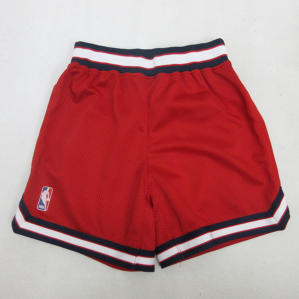 k#NBA basketball uniform pants [M] red /MENS#242[ used ]