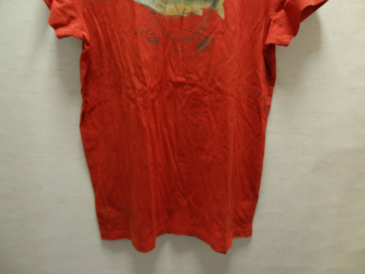 全国送料無料 正規品 ラルフローレン RALPH LAUREN レディース 綿100%素材 フライフィッシングプリント半袖Tシャツ 6f(M)