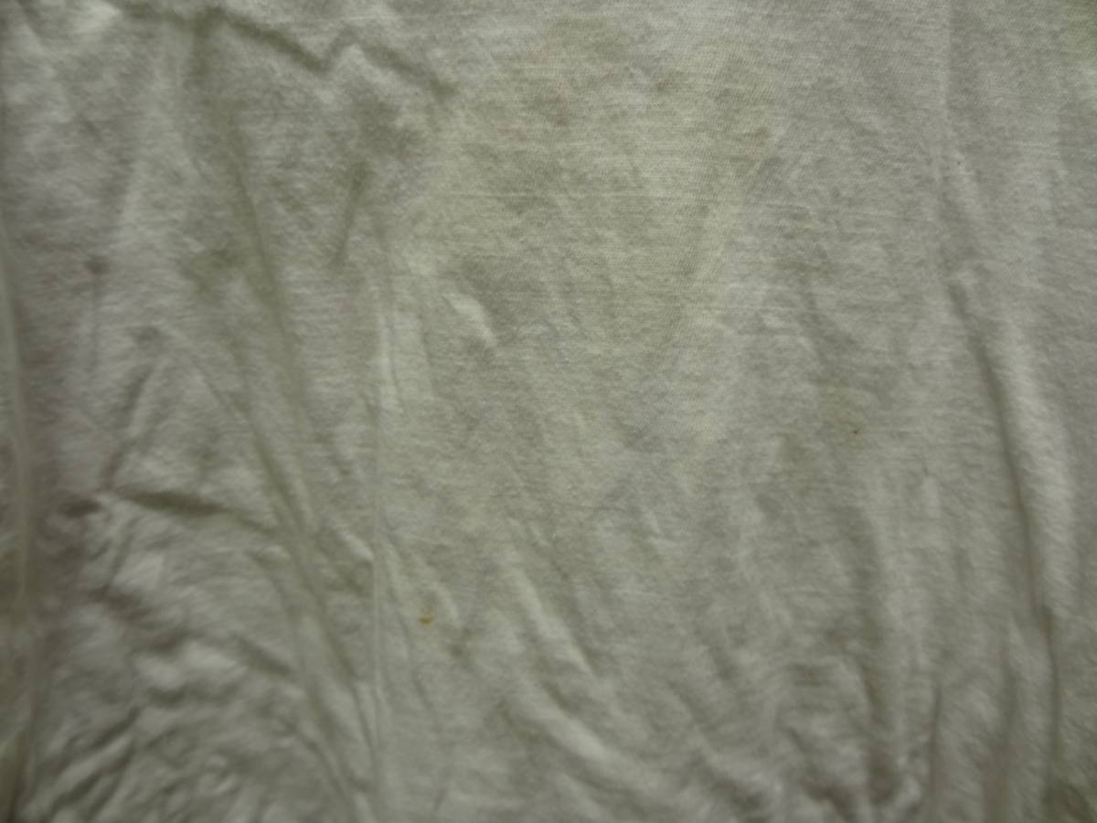 全国送料無料 アメリカ USA古着 80年代 紺色X白色 B.S.R. パキスタン製七分袖 ベースボールTシャツ メンズ Sサイズ ②_画像8